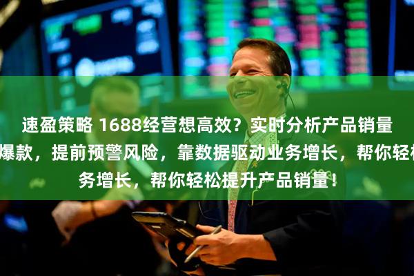 速盈策略 1688经营想高效？实时分析产品销量数据抓经营、锁爆款，提前预警风险，靠数据驱动业务增长，帮你轻松提升产品销量！