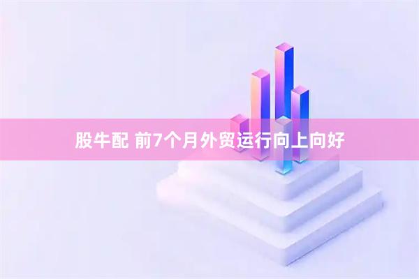 股牛配 前7个月外贸运行向上向好